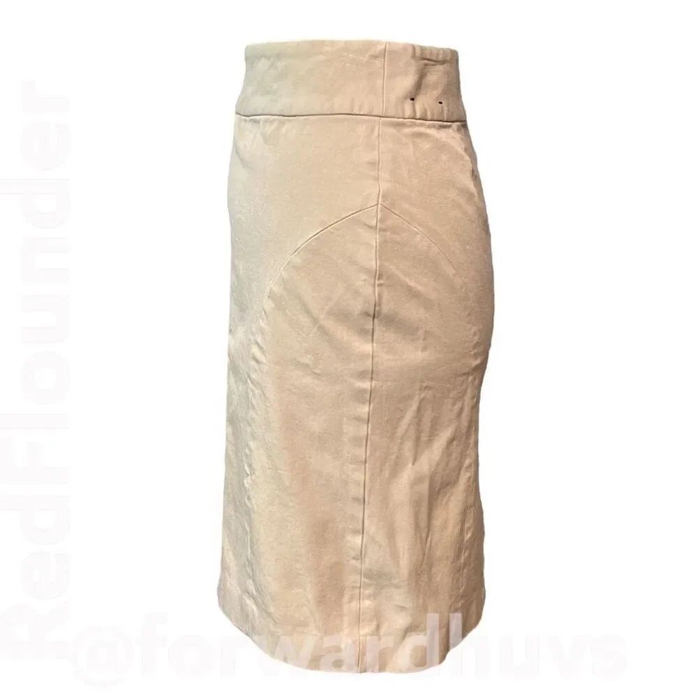 Banana Republic Beige Stretch Skirt Size 2 - Picture 5 of 12